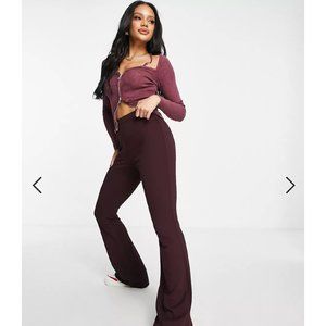 NWT ASOS DESIGN Jersey Suit Kickflare Pant